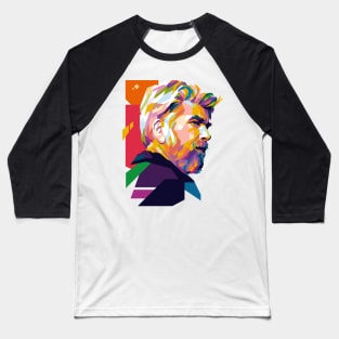 Karl Ove Knausgard Popart Baseball T-Shirt